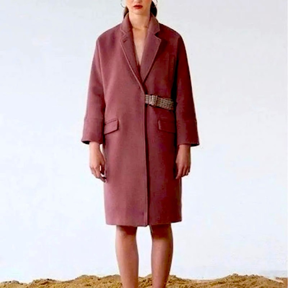 petite studio carmen wool coat
